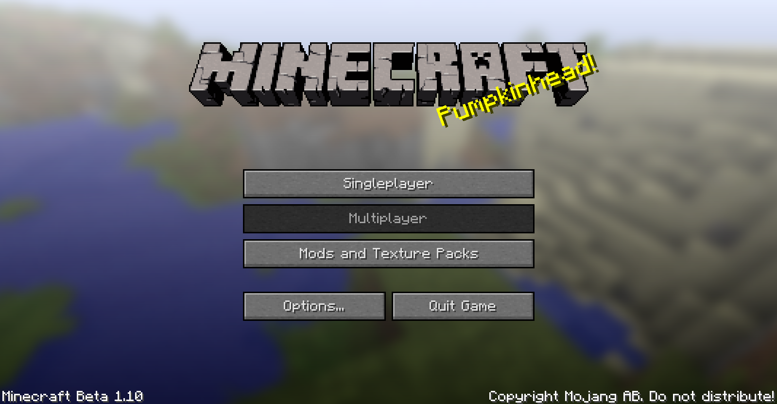 Minecraft Beta 1.10 Screenshot